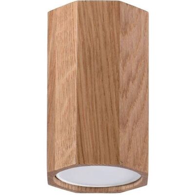 Plafond Octogonal en Bois Zeke - 30cm - Publicité Plafond Octogonal en Bois Zeke - 30cm - Publicité