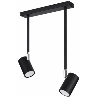 Lámpara de Techo Sollux NORANO 2 - Negro - GU10 - 43cm Lámpara de Techo Sollux NORANO 2 - Negro - GU10 - 43cm