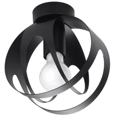 Lámpara de techo Sollux Lighting Tulos Semi Flush - Negro Lámpara de techo Sollux Lighting Tulos Semi Flush - Negro