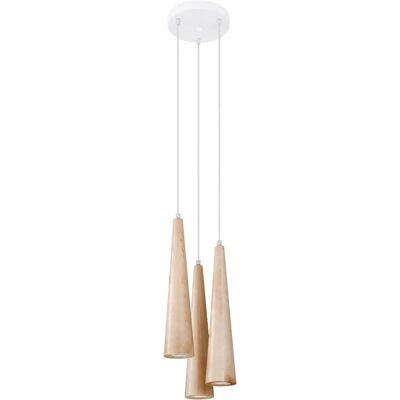 Sollux Sula Natural Wood 3-P Pendant Ceiling Light - Pendant Ceiling Light Sollux Sula Natural Wood 3-P Pendant Ceiling Light - Pendant Ceiling Light