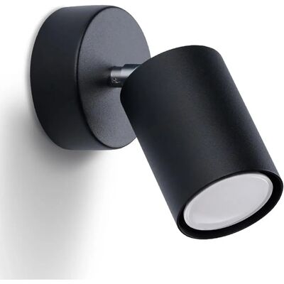 Lampa ścienna Sollux Lighting Lemmi - Czarna - Styl Skandynawski Lampa ścienna Sollux Lighting Lemmi - Czarna - Styl Skandynawski