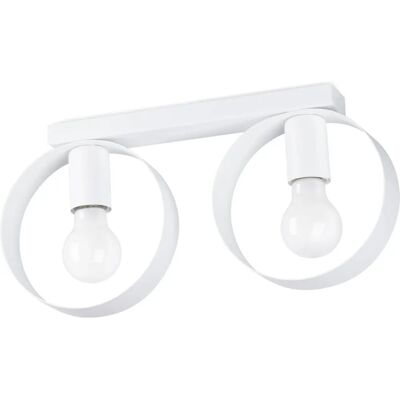 Sollux TITRAN 2 White Ceiling Lamp - Modern Minimalist Design Sollux TITRAN 2 White Ceiling Lamp - Modern Minimalist Design