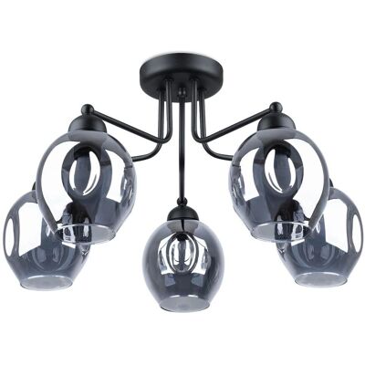 Sollux Lighting Fillan Mehrarm Deckenleuchte - Schwarz - Deckenlampe Sollux Lighting Fillan Mehrarm Deckenleuchte - Schwarz - Deckenlampe