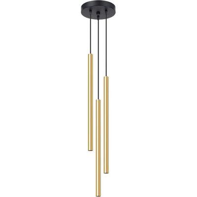 Sollux Pastelo Modern Pendant Light - G9, Polished Gold, Steel Sollux Pastelo Modern Pendant Light - G9, Polished Gold, Steel