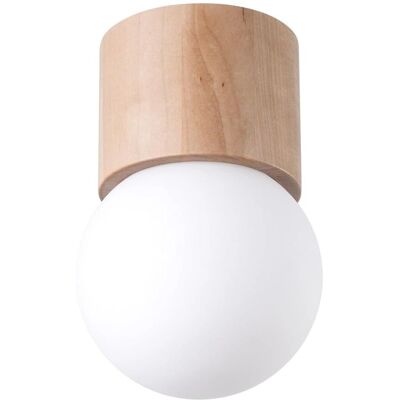 Lampe Plafond Boomo 19cm Bois Naturel - Éclairage Surfaces - Publicité Lampe Plafond Boomo 19cm Bois Naturel - Éclairage Surfaces - Publicité