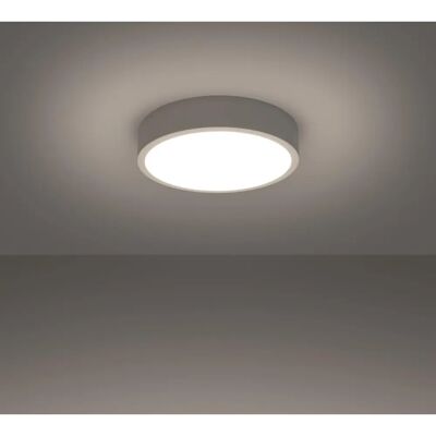 SOLLUX LIGHTING Lámpara de Techo Onyx Blanca - 30x30cm, Minimalista LED SOLLUX LIGHTING Lámpara de Techo Onyx Blanca - 30x30cm, Minimalista LED