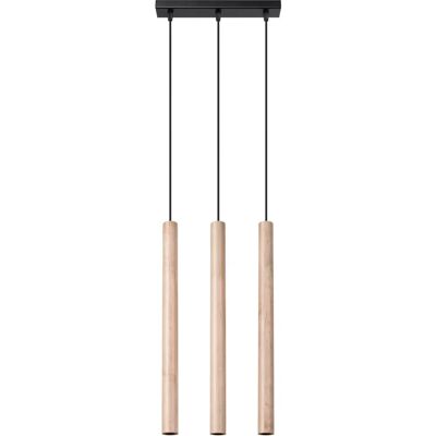 Sollux PASTELO 3L Wood Ceiling Light - Modern Pendant Lamp Sollux PASTELO 3L Wood Ceiling Light - Modern Pendant Lamp