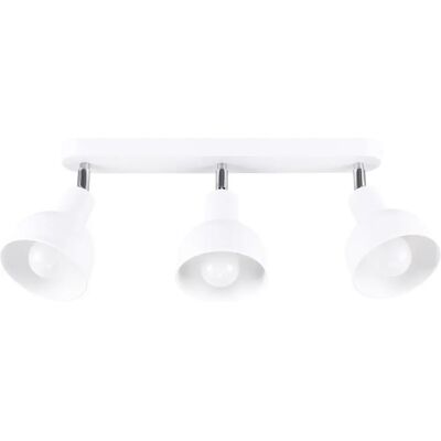 SOLLUX LIGHTING ELBA Białe Oświetlenie Sufitowe - 3x7,5W LED SOLLUX LIGHTING ELBA Białe Oświetlenie Sufitowe - 3x7,5W LED