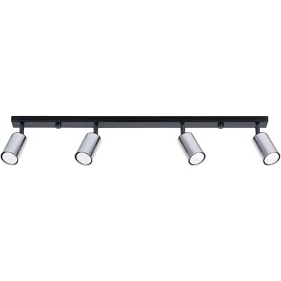SOLLUX LIGHTING Lampada A Soffitto Winx 4L nero/cromo - Lampada da soffitto SOLLUX LIGHTING Lampada A Soffitto Winx 4L nero/cromo - Lampada da soffitto