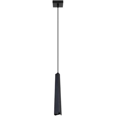 Lámparas Prysm colgantes de acero negro 120x8x8cm - SOLLUX LIGHTING Lámparas Prysm colgantes de acero negro 120x8x8cm - SOLLUX LIGHTING