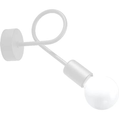 Lámpara de Pared Loop Blanca - Diseño Industrial Moderno Lámpara de Pared Loop Blanca - Diseño Industrial Moderno