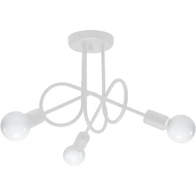Lampadaire Loop 3 Blanc - Luminaire de plafond - Publicité Lampadaire Loop 3 Blanc - Luminaire de plafond - Publicité