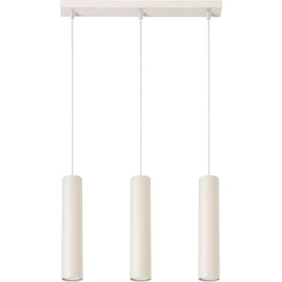 Lampa wisząca Lagos Loft Bar 3 Światła Beżowa - Lampa wisząca Lampa wisząca Lagos Loft Bar 3 Światła Beżowa - Lampa wisząca