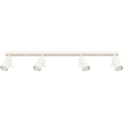 Sollux Lighting Ring Barre d'Accent Moderne 4 Lumières Beige - Luminaire - Publicité Sollux Lighting Ring Barre d'Accent Moderne 4 Lumières Beige - Luminaire - Publicité