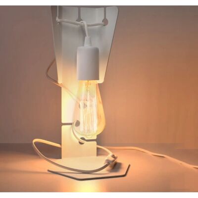 Lampka biurkowa projektanta ARBY od Sollux w białym - Lampka biurkowa Lampka biurkowa projektanta ARBY od Sollux w białym - Lampka biurkowa