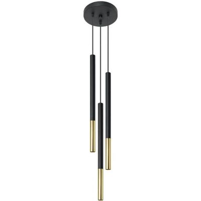 Sollux Lighting Sollux MOZAICA Lampe Suspendue - Noir, Or - Publicité Sollux Lighting Sollux MOZAICA Lampe Suspendue - Noir, Or - Publicité