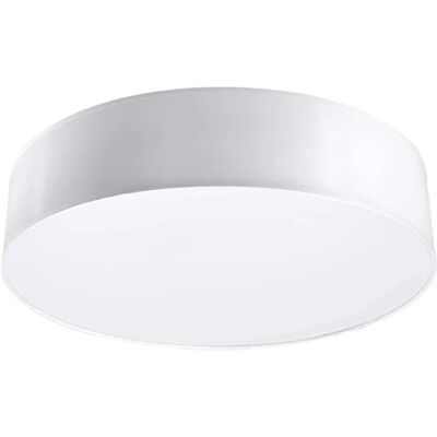 Sollux Lighting Arena Lampe de Plafond Cylindrique Blanche - E27 - 55cm - Publicité Sollux Lighting Arena Lampe de Plafond Cylindrique Blanche - E27 - 55cm - Publicité