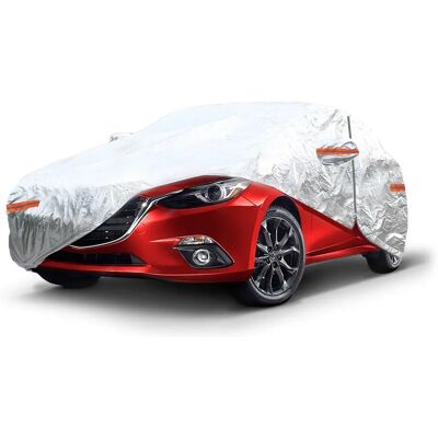 AMiO Autoplachta - XL Größe Grau 530x180x120cm - Autoabdeckung AMiO Autoplachta - XL Größe Grau 530x180x120cm - Autoabdeckung
