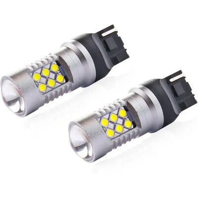 AMiO W21W 24SMD LED Lampka samochodowa - 5600K Biała - LED Żarówka AMiO W21W 24SMD LED Lampka samochodowa - 5600K Biała - LED Żarówka