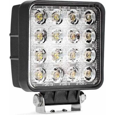 AMiO Model 01700 Work Light - IP67 Square 16 LEDs 48W AMiO Model 01700 Work Light - IP67 Square 16 LEDs 48W