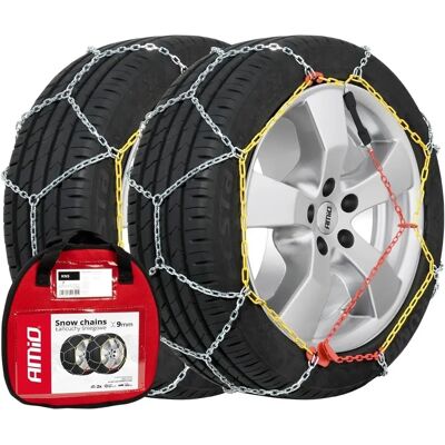 AMiO KNS-50 Snöskydd - 9mm X-formad för fordon upp till 1800kg AMiO KNS-50 Snöskydd - 9mm X-formad för fordon upp till 1800kg