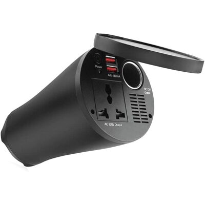 Przemiennik napięcia AMiO 12V/230V 150W/300W z 2 USB PI02 Przemiennik napięcia AMiO 12V/230V 150W/300W z 2 USB PI02