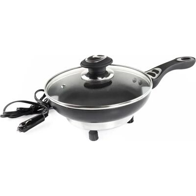 AMiO Elektrische Auto-Pfanne 20cm - Elektrische Kochplatte AMiO Elektrische Auto-Pfanne 20cm - Elektrische Kochplatte
