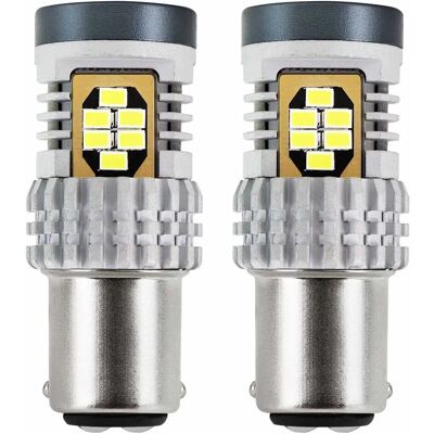 AMiO - CANBUS 3020 24SMD 1157 BAY15D - 12V/24V - White - Car bulb AMiO - CANBUS 3020 24SMD 1157 BAY15D - 12V/24V - White - Car bulb