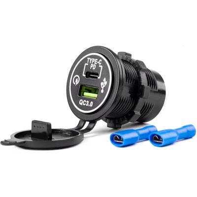 Încărcător auto AMiO MOD-08 - Încărcare rapidă QC3.0 Încărcător auto AMiO MOD-08 - Încărcare rapidă QC3.0