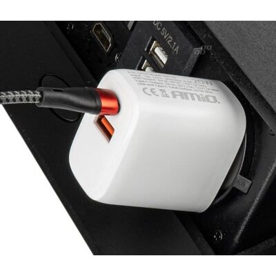 Amio - Lader Pro-09 - USB-C 20W - 2-Port Charger Amio - Lader Pro-09 - USB-C 20W - 2-Port Charger