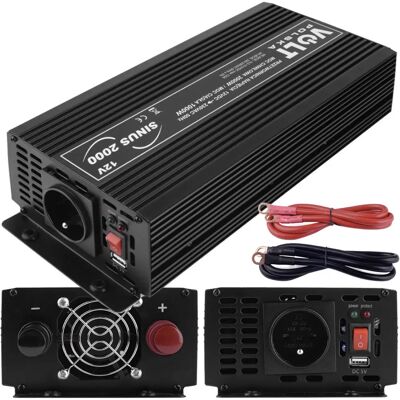 Volt Polska - Sinus 2000 12/230V - 12V-230V - 1000W - Voltage Converter Volt Polska - Sinus 2000 12/230V - 12V-230V - 1000W - Voltage Converter