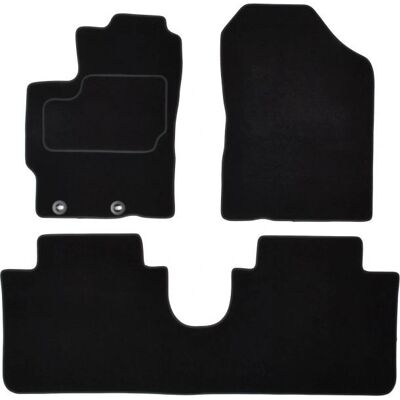 MAMMOOTH A041 Toy385 Set of 3 Car Mats - Floor Covering for Toyota Yaris MAMMOOTH A041 Toy385 Set of 3 Car Mats - Floor Covering for Toyota Yaris