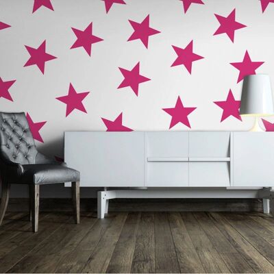Artgeist Pink Star Mur Décor - 250x175 cm - Publicité Artgeist Pink Star Mur Décor - 250x175 cm - Publicité