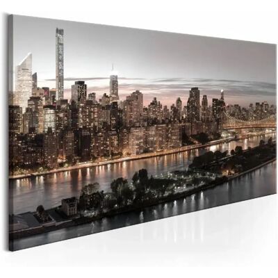 ARTGEIST - Manhattan At Twilight - 120x60 cm - Publicité ARTGEIST - Manhattan At Twilight - 120x60 cm - Publicité