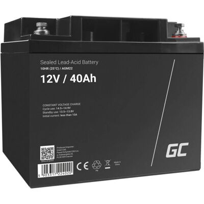 Green Cell AGM22 USV-Batterie - 12V 40Ah Versiegelt Bleisäure Green Cell AGM22 USV-Batterie - 12V 40Ah Versiegelt Bleisäure