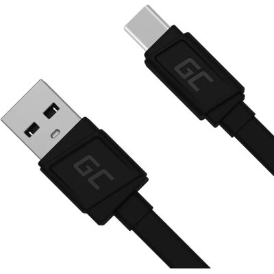 Green Cell KABGC03 USB-Kabel - 25cm - Schwarz - USB-C zu USB-A Green Cell KABGC03 USB-Kabel - 25cm - Schwarz - USB-C zu USB-A