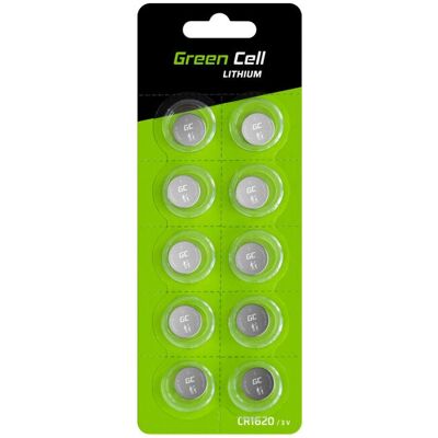 Green Cell XCR03 Litium Hushållsbatteri - CR1620 - Engångs Green Cell XCR03 Litium Hushållsbatteri - CR1620 - Engångs