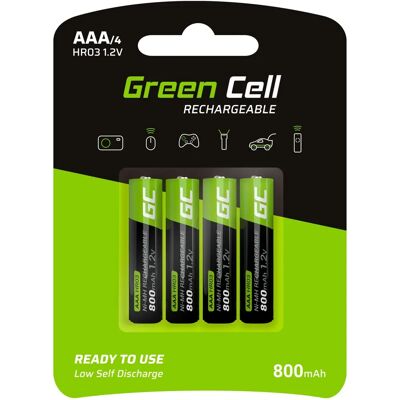 Batterie ricaricabili AAA Green Cell GR04 - Batterie Batterie ricaricabili AAA Green Cell GR04 - Batterie