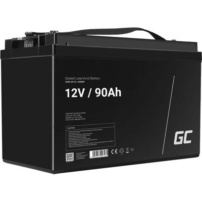 Green Cell AGM 12V 90Ah Sluten Blybatteri - Batteri Green Cell AGM 12V 90Ah Sluten Blybatteri - Batteri