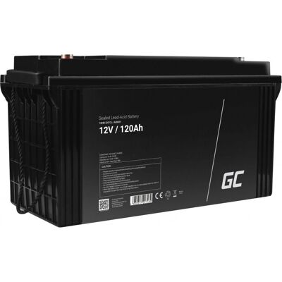 Green Cell AGM31 Ajoneuvomarki - 120 Ah, 12 V, Meren / Vapaa-ajan Green Cell AGM31 Ajoneuvomarki - 120 Ah, 12 V, Meren / Vapaa-ajan