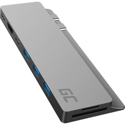 Green Cell Docking Station MacBook - Thunderbolt 3, HDMI 4K, USB 3.0, SD/MicroSD - Laptop Accessoire Green Cell Docking Station MacBook - Thunderbolt 3, HDMI 4K, USB 3.0, SD/MicroSD - Laptop Accessoire