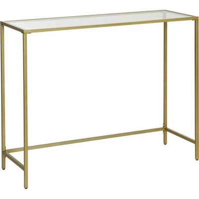 OSKAR LGT26G - Console moderne en verre et métal - Publicité OSKAR LGT26G - Console moderne en verre et métal - Publicité