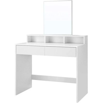 OSKAR RDT113W01 - Coiffeuse Style Scandinave - Publicité OSKAR RDT113W01 - Coiffeuse Style Scandinave - Publicité