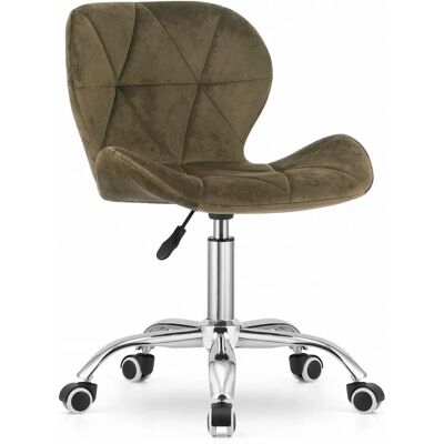 Otáčecí židle z veluru Viking Choice - hnědá - plně otočná - vlastní montáž Otáčecí židle z veluru Viking Choice - hnědá - plně otočná - vlastní montáž