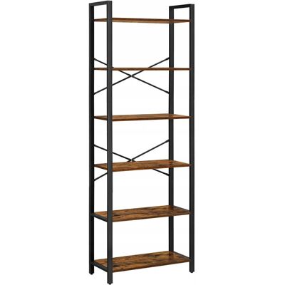 Leobert Model 186 cm - Industrialna biblioteczka - Brązowa Leobert Model 186 cm - Industrialna biblioteczka - Brązowa