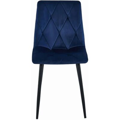 Silla LIBRA de Terciopelo - Azul Marino - 3 Piezas Silla LIBRA de Terciopelo - Azul Marino - 3 Piezas