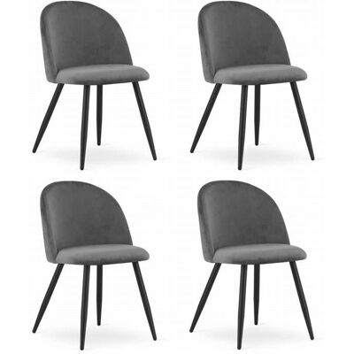 OSKAR BELLO Chaise Moderne Grise - Ergonomique & Durable - Publicité OSKAR BELLO Chaise Moderne Grise - Ergonomique & Durable - Publicité