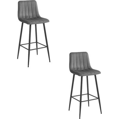 OSKAR POZZA - Ciemnoszary, Stal, Ergonomiczny - Taboret OSKAR POZZA - Ciemnoszary, Stal, Ergonomiczny - Taboret