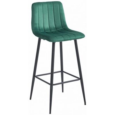 OSKAR - POZZA - ciemnozielony - czarne nogi - Bar stool OSKAR - POZZA - ciemnozielony - czarne nogi - Bar stool