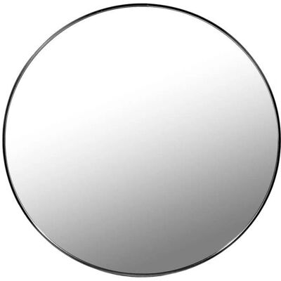 OSKAR Miroir Mur Noir Rond - Miroir - Publicité OSKAR Miroir Mur Noir Rond - Miroir - Publicité